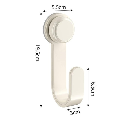2PCS Suction Cup Pot Lid Holder, No Drill Wall Mount Pot Lid Organizer Rack with Adjustable Hooks, Heavy Duty Adhesive Pot Lid Hanger for Kitchen, Bathroom, Cabinet, Tile, Glass, Waterproof & Reusable