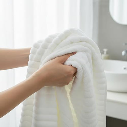 6 Pack Soft Microfiber Hand Towels for Bathroom, 16"x30", White | Face Towels, Highly Absorbent, Quick Dry, Low Lint, Hanging Loop, Lightweight Towels for Guest Bath, Gym, Travel & Kitchen - color: White