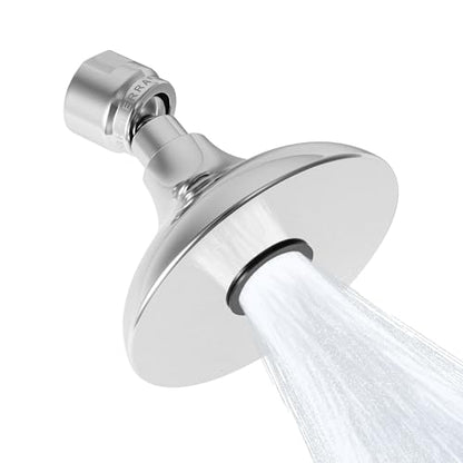 High Sierra® HALF DOME® Solid Lead-Free Metal 1.8 GPM Award Winning. Low Flow Shower Head. Patented Nozzle Never Clogs - Polished Chrome Finish - color: Chrome, size: 1.8 GPM