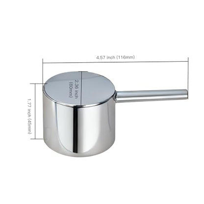 All Metal Replacement for Moen Tub/Shower Lever Handle, Compatible with Moen Posi Temp Shower Handle and for Cartridge,Single Handle Faucets for Adjust Water Volume and Temperature,Chrome - color: Chrome