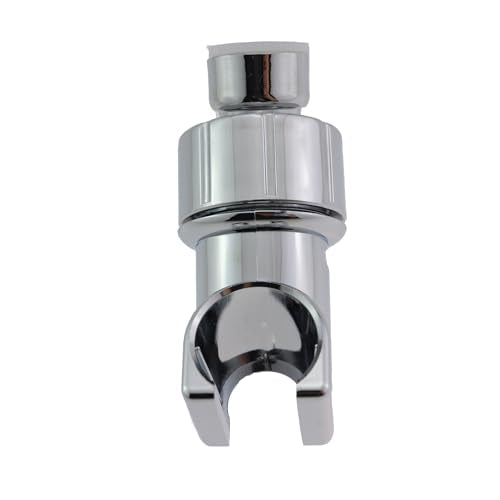 84x60mm Shower Arm Holder Handheld Shower Head Holder Silver 360 Degree Adjustable Direction Steel Ball Shower Bracket for Connecting Shower Arm and Shower Hose