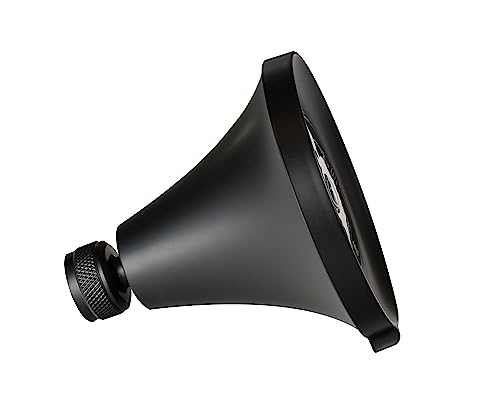 Niagara Conservation N3915MB Earth Luxe 3-Spray with 1.5 GPM 3.35-in. Wall Mount Adjustable Fixed Shower Head in Matte Black, 1-Pack | Bathroom Shower Head Sprayer with Pressure Compensation - color: Matte Black, style: 1.50 GPM
