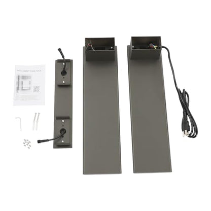 Electric Towel Warmer, Wall-Mounted Towel Heater with Timer & LED Screen, Temperature Adjustment, IPX4 Waterproof Towel Rack Dryer for Bathroom, Hotels, Home, Wide Heating Panel, 17.72" W (2 Tier) - size: 2 Tier