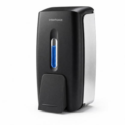 interhasa! Commercial Hand Soap Dispenser Wall Mount | Dual-Lock Design, ABS Liquid & Gel Hand Sanitizer Dispenser for Bathroom & Commercial Restaurant, 28oz/800ml - color: Black