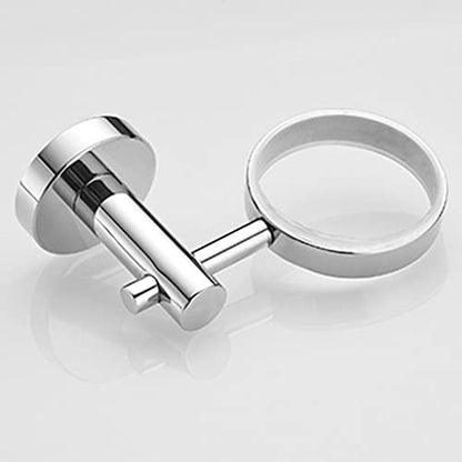 304 Stainless Steel Toothbrush Holder Gargle Cup Wall Mounted, Double/Single Set Wall Mount for Bathroom