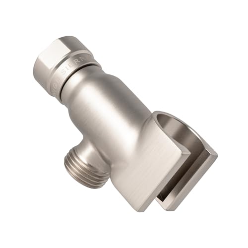 High Sierra® - All Metal Lead-Free Handheld Shower Head Holder. Brushed Nickel Finish - color: Nickel