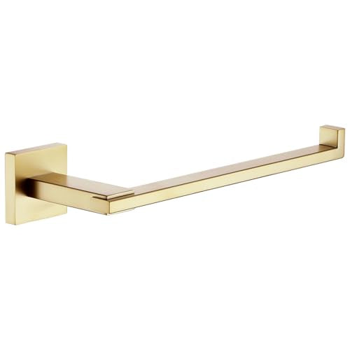 KOKOSIRI Bathroom Towel Bar Wall Mount Hand Towel Holder Hanger for Bathroom Storage and Organization Wall Mount, Brushed Gold Stainless Steel B3006BG - color: Gold