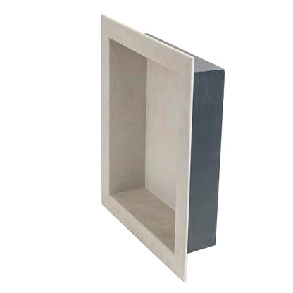 Palisade 17.5 in x 15.5 in Vinyl Shower Niche Wintry Mix | Waterproof Shower Insert - color: Wintry Mix