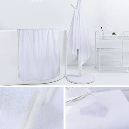 Microfiber Bath Towel 30x60inch 2 Pack Extra Large Bathroom Towels,Ultra Absorbent Shower Towel Set,Quick Dry Soft Bath Sheets for Spa, Swimming, Pool- White | Large absorbent bath towel for shower, spa, swimming, pool. Soft quick dry microfiber, 30x60 in