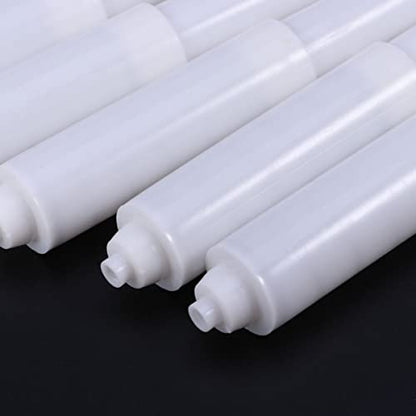 Toilet Paper Holder, 10 Pieces Toilet Paper Holder Roller Spindle Replacement Rod Plastic Spring Loaded