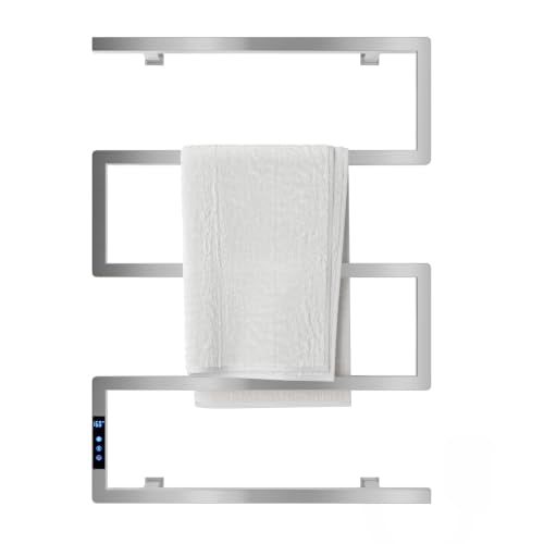 Swiss Madison Voltaire 5-Bar Electric Towel Warmer Heated Towel Racks for Bathroom in Chrome - color: Chrome