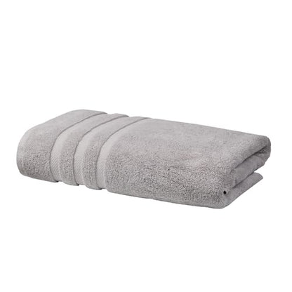 SOFE H&L | Olea Luxury Turkish Cotton Bath Towel Set of 1 : 1 Jumbo Bath Towel Cool Gray | Premium, Soft, Durable, Absorbent | XL Bath Towels Oversized - color: Cool Gray, size: Set of 1 (1 Jumbo Bath Towel)