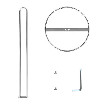 Toilet Paper Holder Stand, OBODING, Silver Freestanding Toilet Paper Holder for Storing 3 Rolls of Toilet Papers (Silver) - color: Silver