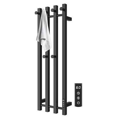 Paraheeter Towel Warmer, Towel Warmer Rack, Heated Towel Racks for Bathroom, Towel Heater, Towel Dryer, Wall Mounted, CSA Certified - size: 4bars-37.5"(L) x 11.9"(W)-VERTICAL