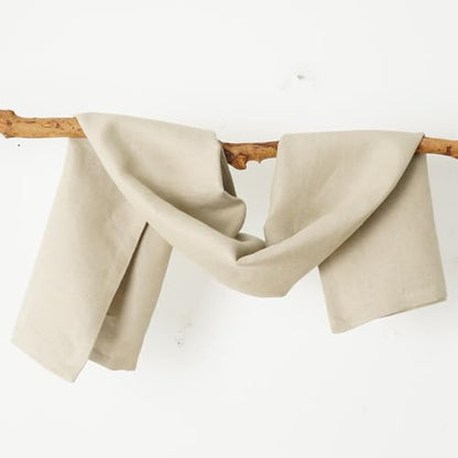 100% Linen Thick Bath Towels with Hanging Loop, 30 X 51 Inch Linen Beach Towel Luxury Lightweight Travel Bath Towel - Soft Dry Hair Towel for Bathroom Saunac Pool,Dark Apricot - color: Dark Apricot, size: Bath Towel