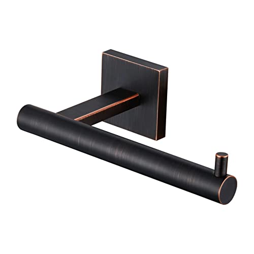 KOKOSIRI Toilet Paper Holder Oil Rubbed Bronze Toilet Roll Holder Hold Mega Rolls Kitchen Bathroom Tissue Paper Dispenser Stainless Steel, B2005ORB - color: Oil Rubbed Bronze, size: Horizontal