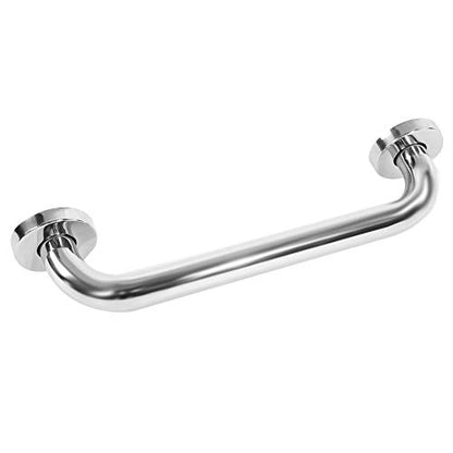 Stainless Steel Shower Grab Bar, 30cm/11.8 Inch, Curled Grip, Wall Mount, Non-Slip Safety Handle for Bathtubs and Showers