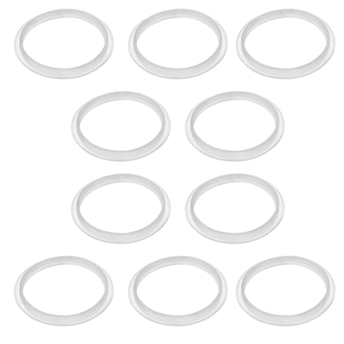 10PCS Silicone O-Rings Gasket Inner Diameter 32mm Outer Diameter 38mm Sink Plug Rubber Seal Suitable for The Drainage Plug of Push-Type Pop Up Wash Basin for Bathroom, HO174-BW - size: ID 32mm, OD 38mm