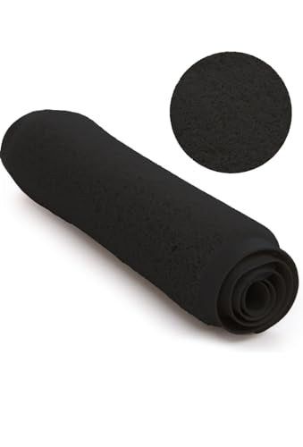 Home Expressions Non Slip with Suction Cups Loofah Bathmat 27"x15" & 29.5"X16.9", PVC Loofah Bathroom Mats, Loofah Mats for Shower and Bathroom, Quick Drying, (BLK 29.5"X16.9") - size: BLK 29.5"X16.9"