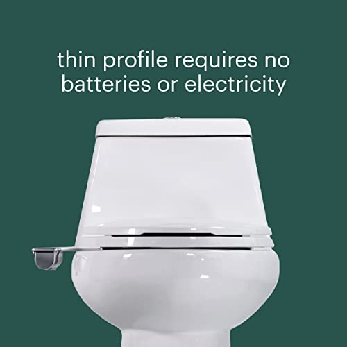 Brondell Bidet - Thinline SimpleSpa SS-150 Fresh Water Spray Non-Electric Bidet Toilet Attachment in White with Self Cleaning Nozzle and SafeCore Internal Valve - color: x