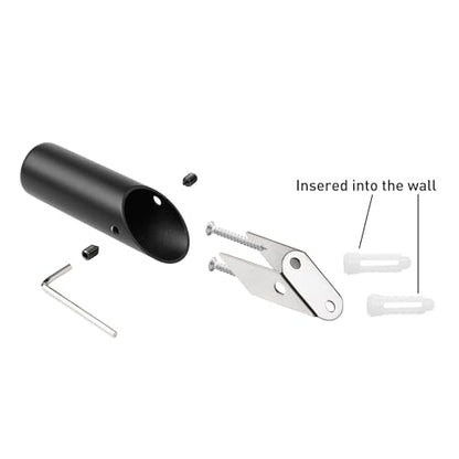 NINETREX Black Wall Hooks, Matte Black Towel Hook, Wall Mounted 4 Pack | Modern Robe Hooks, SUS 304 Stainless Steel, Heavy Duty, for Bathroom Entryway Bedroom Coat Key Mudroom Garage - color: Black-Round, size: 4 Pack