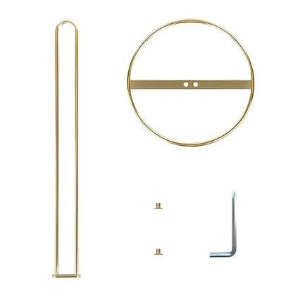 Gold Toilet Paper Holder Stand, OBODING, Freestanding Toilet Paper Holder for Storing 3 Rolls of Toilet Papers (Gold) - color: Gold