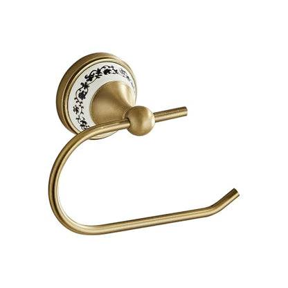 Wall Mounted Bathroom Kitchen Antique Toilet Paper Holder, Open Arm Towel Holder, Tissue Holder, Bathroom Kitchen Tissue Roll Holder YIGUANXIN - color: Antique, size: Toilet Paper Holder