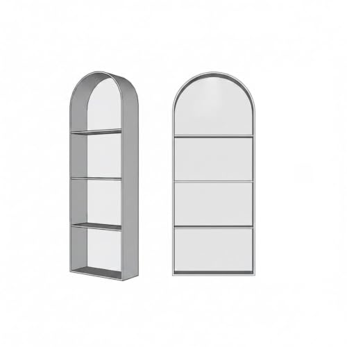 Recessed Shower Niche Stainless Steel, 11.8 x 4.7 x 3.9 Inch Arched Wall Shelf for Bathroom Storage, Rust-Resistant Built-in Insert (1 Pack) - color: Gold