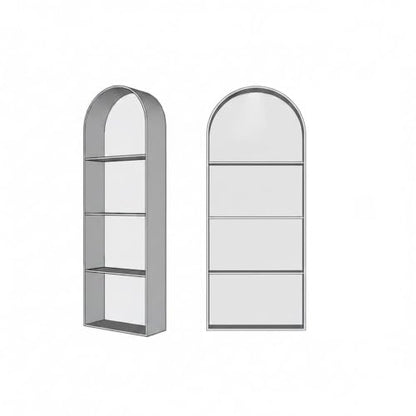 Recessed Shower Niche Stainless Steel, 11.8 x 4.7 x 3.9 Inch Arched Wall Shelf for Bathroom Storage, Rust-Resistant Built-in Insert (1 Pack) - color: Gold