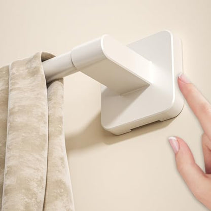 Waterproof Stick On Bathroom Towel Holder Strong Load-Bearing Towels Hanger with Adhesive Backing Wall Organiser - color: 70cm