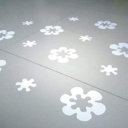 COMPAC HOME Select Safe-T-Shapes, Large, White Daisy 14 Count (Pack of 2) - size: Large (Pack of 2)