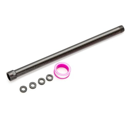 OFFO Shower Head Extension Arm 16 in, Oil Rubbed Bronze Shower Arm Extension Shower Head Extender Made of 305 Stainless Steel Shower Pipe Extension - color: Oil Rubbed Bronze, style: 16 in