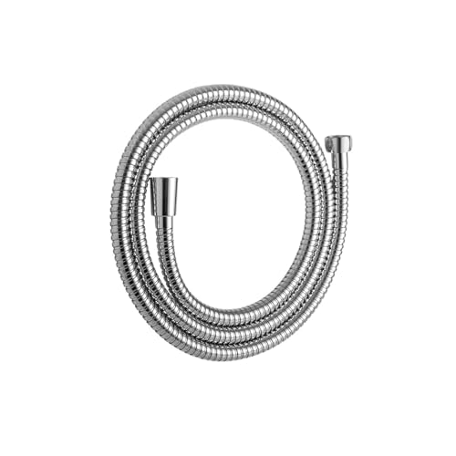 1.5M Shower Hose, Extra Long 304 Stainless Steel Handheld Shower Head Extension/Replacement, G1/2 Universal Insert & Nut