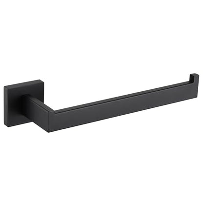 Angle Simple Bathroom Towel Holder, 10.24-in Hand Towel Rack, Matte Black | Solid Rustproof SUS304 Stainless Steel, Easy Use Open Arm Design, Ideal for Laundry Kitchen Shower Vanity Sink, Screws Mount - color: Matte Black