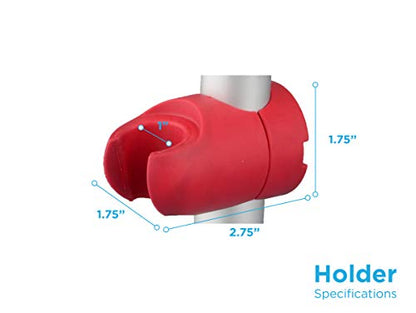 NOVA Handheld Shower Holder Attachment for Bath Seats & Transfer Benches – Universal Mount for Bath Stool, Shower Commode & Chairs, Adjustable, Secure, Easy Install Bathroom Accessory
