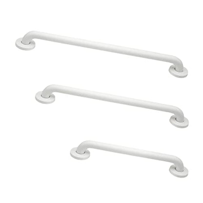 ADA Grab Bar Bundle, White, Pack of 3, 18/36/42 in | 1.5 in Diameter, Toilet Grab Bars, Commercial Restrooms, Shower Use, Bundle of Multiple Lengths - color: White