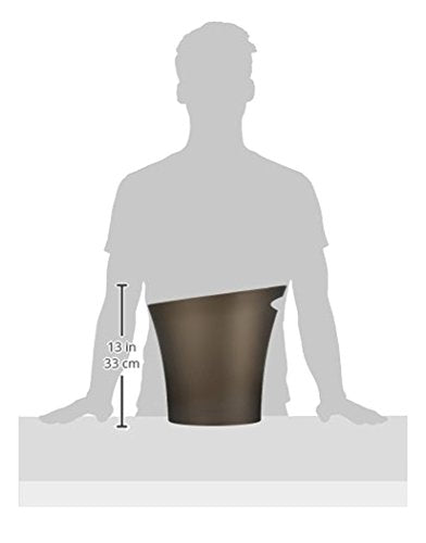 umbra Slim Trash Can Oval Lid Free Pail Trash Can Dust Box