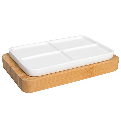 Sweet Home Collection Bathroom Accessories Sets Unique Collections Modern Classic Contemporary Decorative Beautiful Designs Bath Shower Tub Décor, Soap Dish, Ritz(Pack of 1) - color: Ritz, size: 1 Piece - Soap Dish