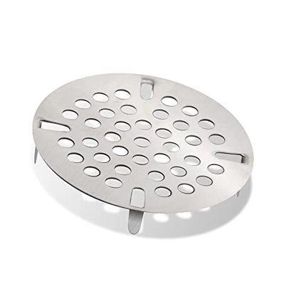 3.5-inch Commercial Sink Strainer on 3 Tier Sink Twist Waste Drain, Durable Flat Kitchen Strainer with Tabs, (not Meant for Residential use)