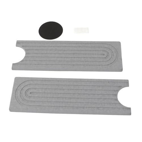 Aramox Diatomite Faucet Mat, Fast Drying Absorbent Pad with Sanding Tool, Light Gray, 23.6x3.9 Inch, for Kitchen Bathroom RV Countertop - color: Light Gray