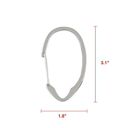 Shower Hooks - Shower Curtain Rings for Bathroom - Rust Proof Shower Curtain Hooks for Shower Curtain or Liner - Set of 12, Polished Chrome - color: Chrome