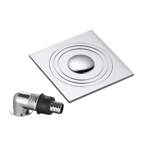 Carpet Tiles Stainless Steel Glass Wiper Bronze Silicone Home Bathroom Scraper Squeegee for Shower Window Practical Scrapers,Chrome Plating,Fully Enclosed Washing Machine 10 * 10cm - color: Chrome Plating