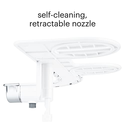 Brondell Bidet - Thinline SimpleSpa SS-150 Fresh Water Spray Non-Electric Bidet Toilet Attachment in White with Self Cleaning Nozzle and SafeCore Internal Valve
