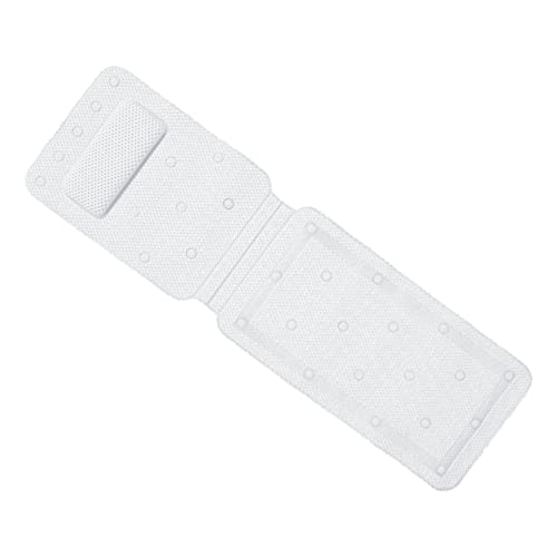Bathtub Cushion, Bath Pillows for Tub Full Body Spa Bath Mattress Cushion Pillow Soft Quilted Bathtub Mat with Breathable for Neck and Back