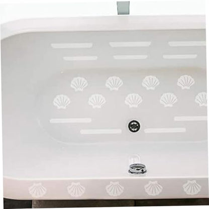 1Set Non-Slip Bathtub Sticker with Transparent Shell Design Anti-Slip Bathroom Decals for Shower Tub and Wet Surfaces Strong Adhesive Safety Appliques for Elderly and Boy Girl