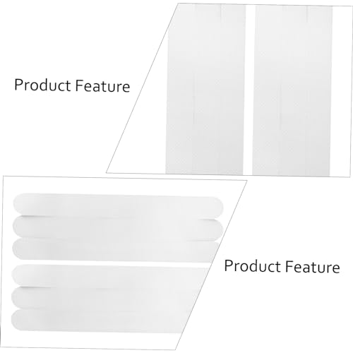 ABOOFAN 12pcs Waterproof Anti-Slip Strips for Bathtubs and Showers Adhesive Bath Safety Tape Non-Slip Treads for Bathroom Flooring and Stairs - size: 12 pcs