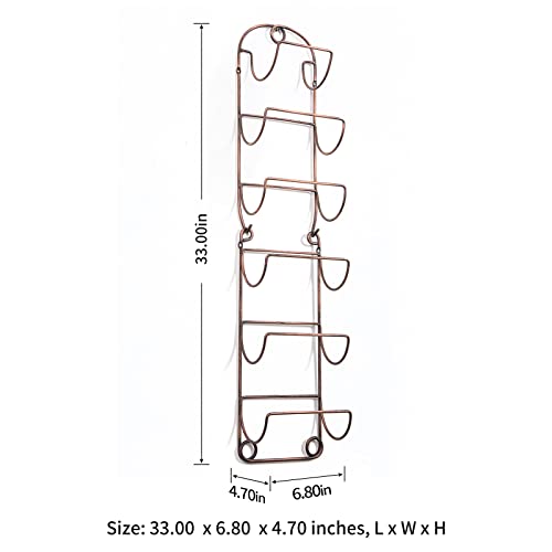 Towel Racks for Bathroom Wall Mounted Metal Wine Rack Towel Shelf Towel Holder for Bath Antique Bronze - color: Antique Bronze