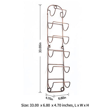Towel Racks for Bathroom Wall Mounted Metal Wine Rack Towel Shelf Towel Holder for Bath Antique Bronze - color: Antique Bronze