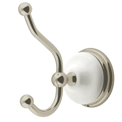 Kingston Brass BA1117SN Victorian Robe Hook, Satin Nickel, 4-5/8" Length - color: Brushed Nickel