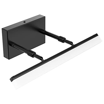 Aipsun 15.7 inch LED Vanity Lights Adjustable Bathroom Wall Light Fixtures Bathroom Lighting Fixture Over Mirror Black Modern Vanity Lighting 5500K - color: Black, size: 15.7 in